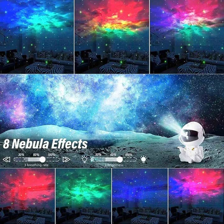 GulleeGadgets - Venta al por mayor Luces nocturnas - Proyector de luz nocturna galaxia para decoración del hogar2