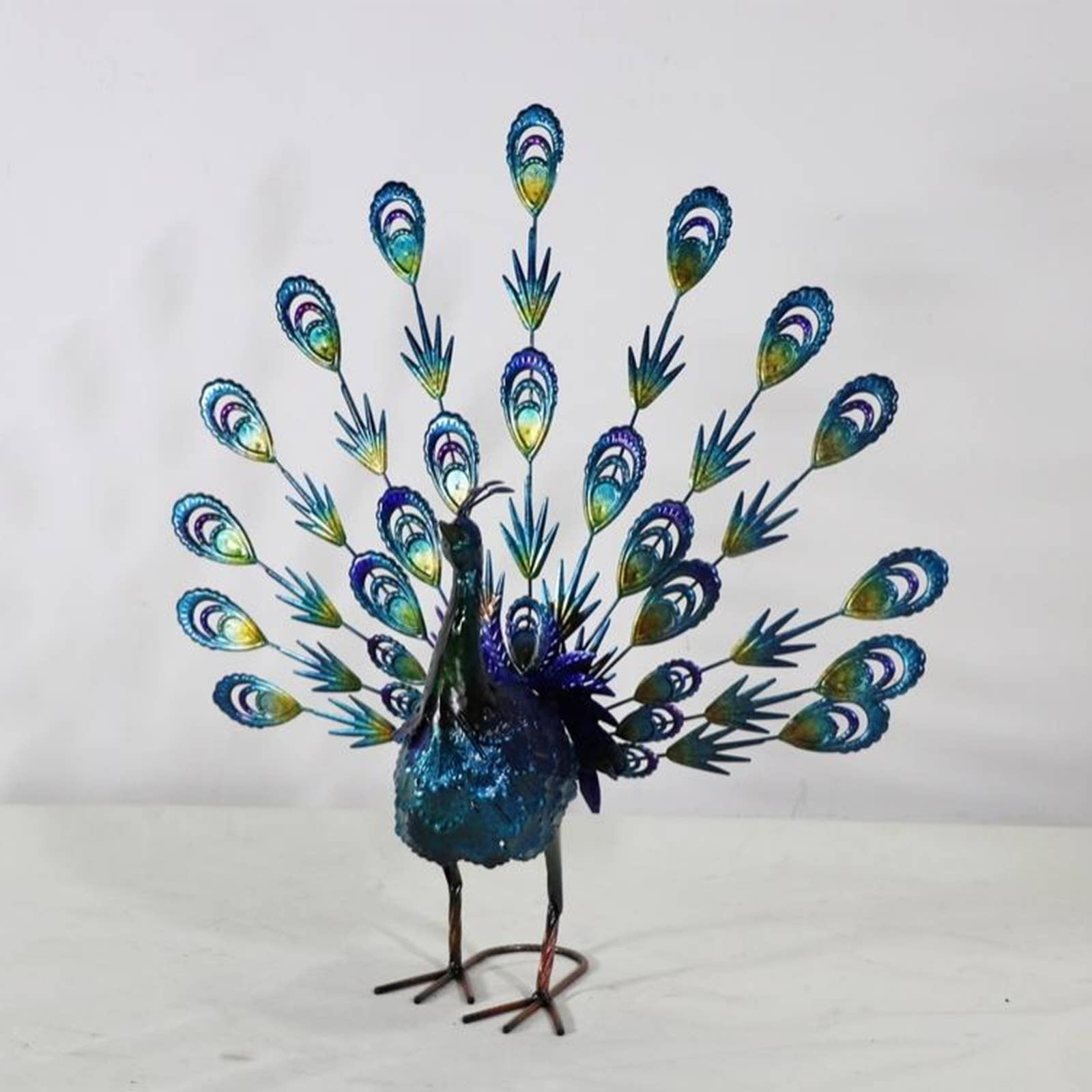 Three Star IM/EX Inc. - Wholesale Decorative Figurine - 23X21 PEACOCK WITH HEAD FRONT1