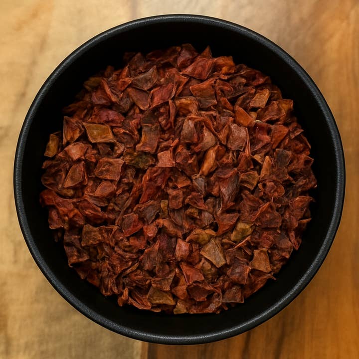 LA Herb - Wholesale Dried spice - Red Bell Peppers Cut (Capsicum Annuum)