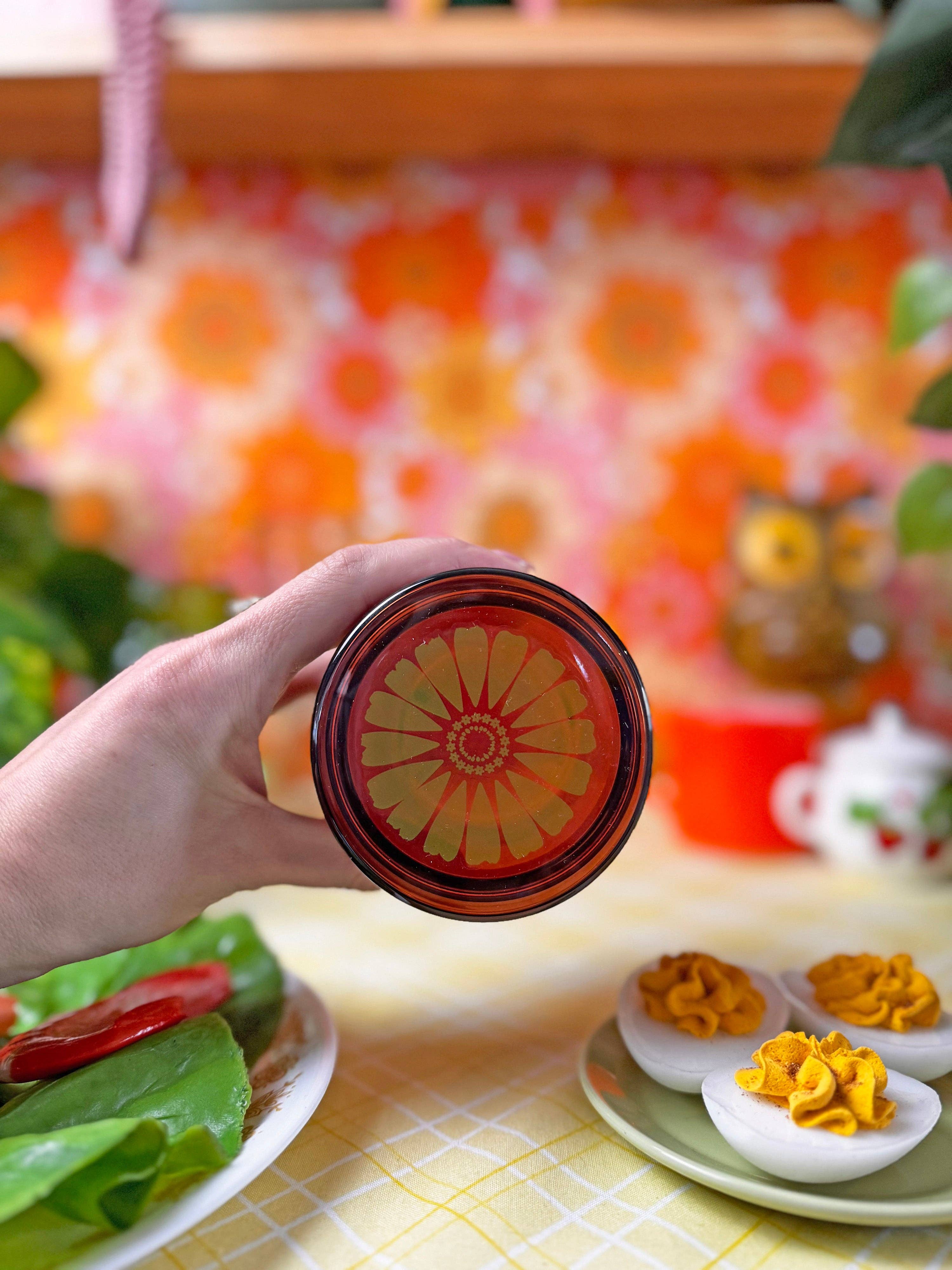 A Shop of Things - Wholesale Jar - Retro Sunflower Jar2