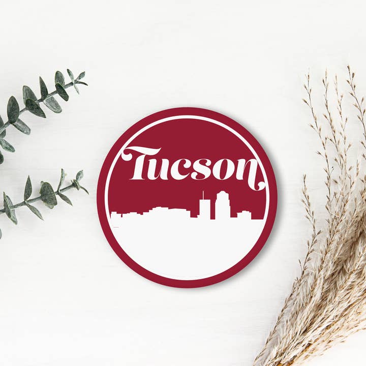 Tucson Arizona retro underlägg | flera färger för wholesale av Paperfinch Design