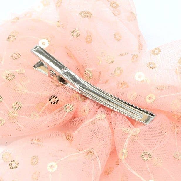 Inca UK - Wholesale Hair Clip - Kids - Sequin Net Bow On A Clip 4
