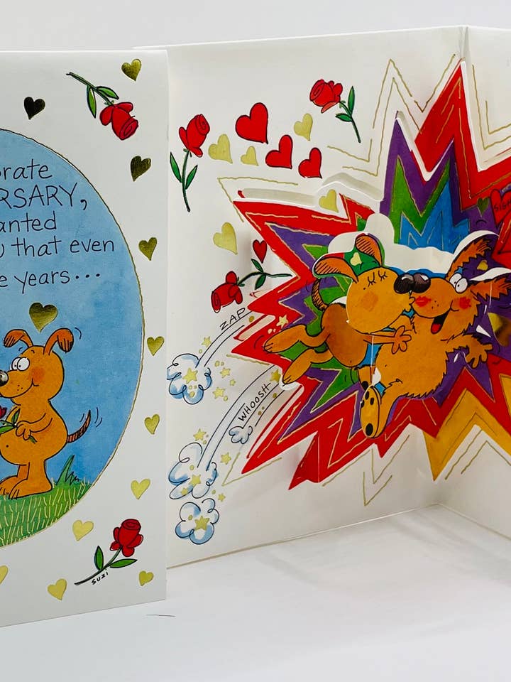 Anniversary Pop Up Card |DKN | SM | PA32C for wholesale by DICKENS INC.