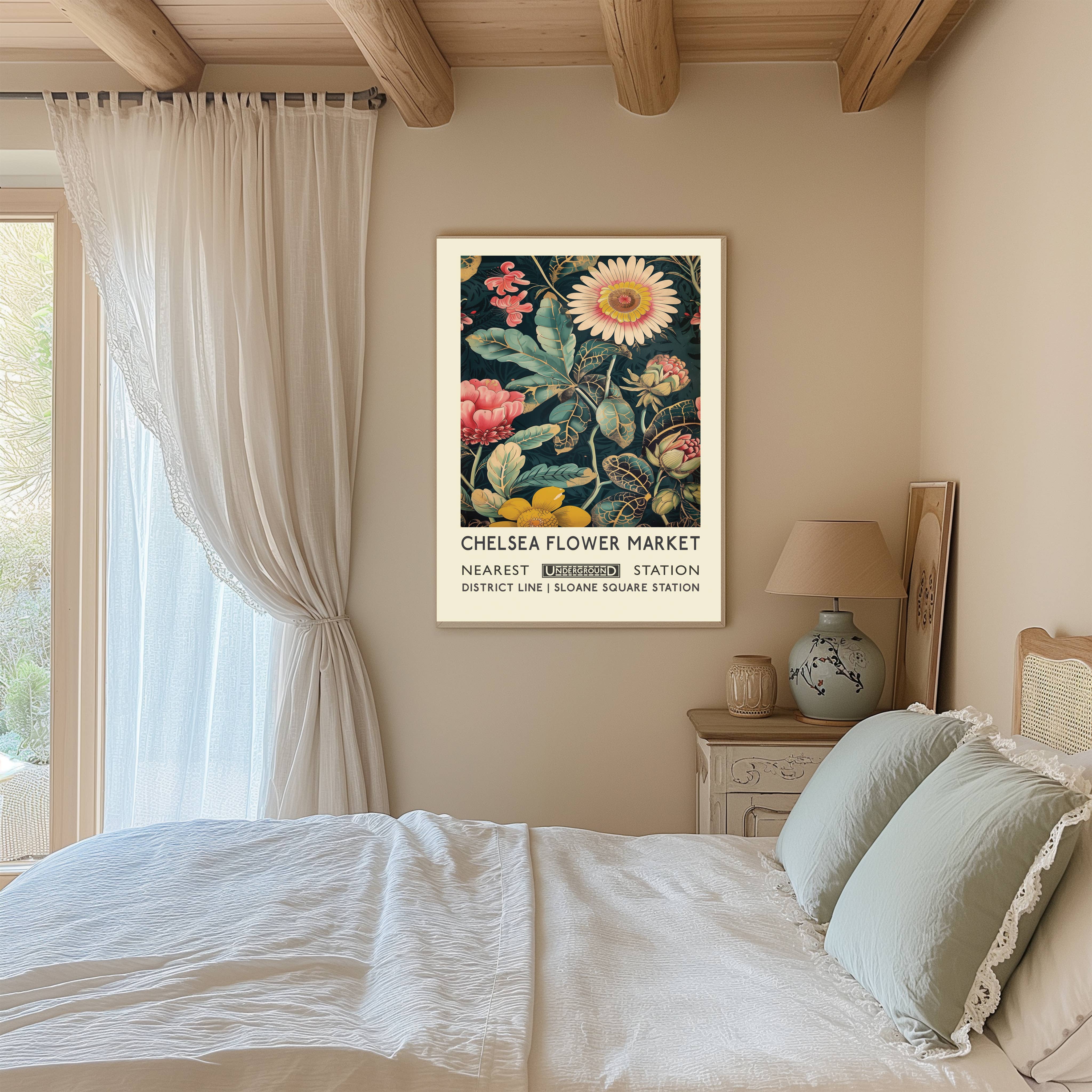 Kumo Art Prints - Wholesale Art Print - Chelsea London Flower Market Art Print  2