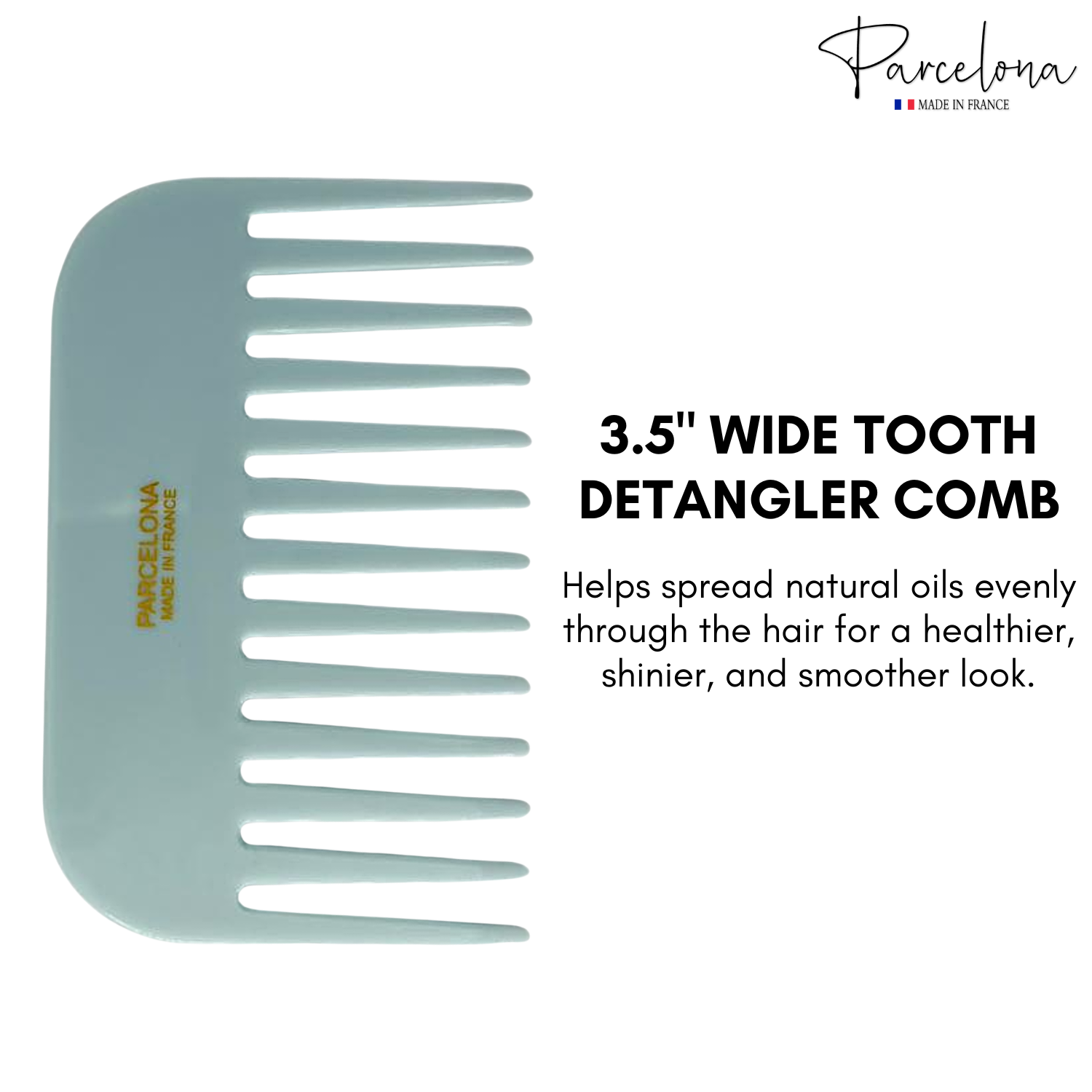 Parcelona - Wholesale Hair Brush/Comb - Parcelona Wide Tooth Comb Tropical Toucan Floral Print Comb for Thick Curly Hair22
