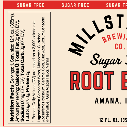 Millstream - Wholesale Non-Alcoholic Beer - Sugar Free Root Beer1