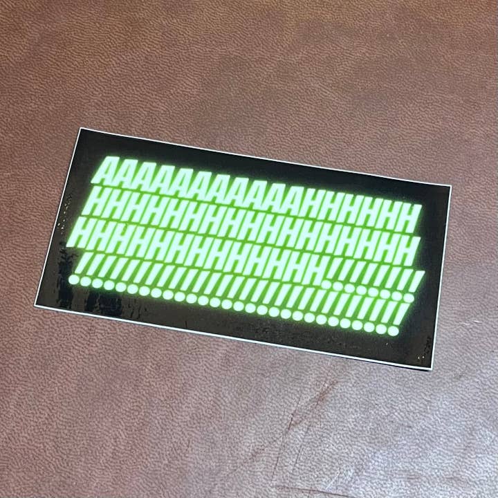 The Spooky Haus - Wholesale Sticker - AAAAAAAAAHH sticker1