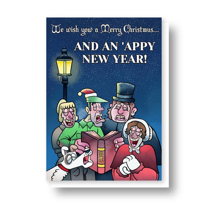 Desejamos-lhe um Feliz Natal! por atacado de Black Country Cards