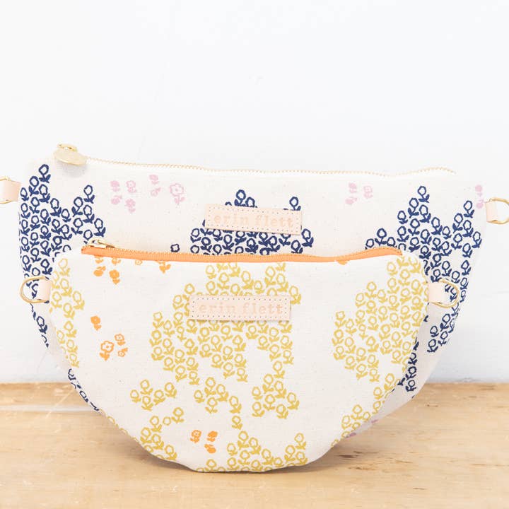 Saco de Campo De Flores Meia Lua por atacado de Erin Flett