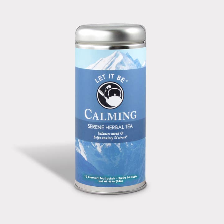 The Tea Can Company - Wholesale Tea Bags - Let It Be® Calming Serene Herbal Tea - 12 Tea Sachets