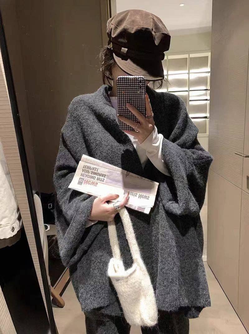 Marayn - Wholesale Lounge Set - Women's - 2025 Autumn Luxury Lounge Knit Set Chic Oversized Style10