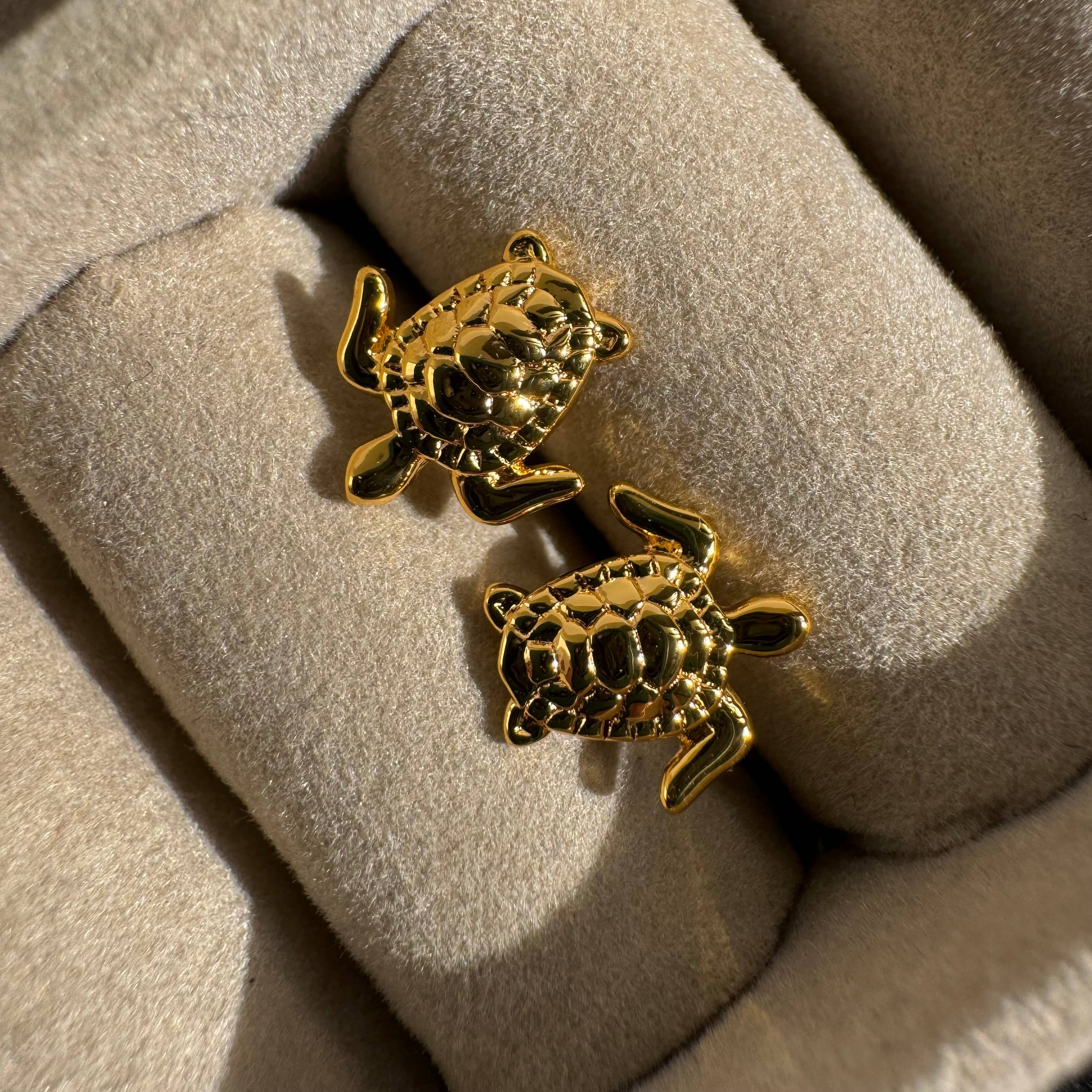 Namaste Jewelry - Vente Clous d'oreille - Goujons tortues0