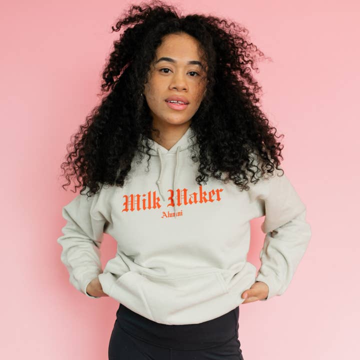 Milk Maker Alumni Hoodie for wholesale by The Little Milk Bar