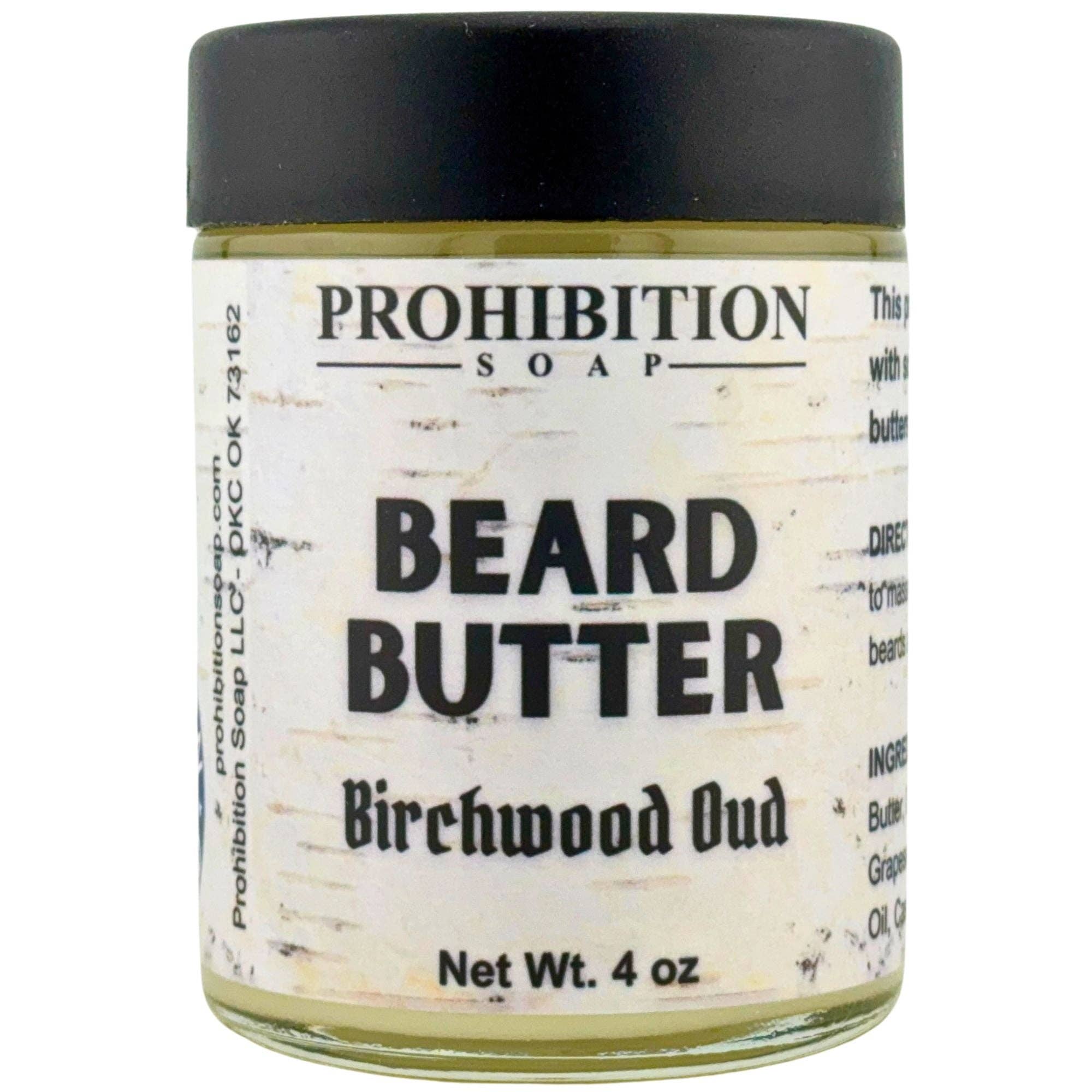 Prohibition Soap - Wholesale Beard Styling Product - Birchwood Oud Beard Butter0