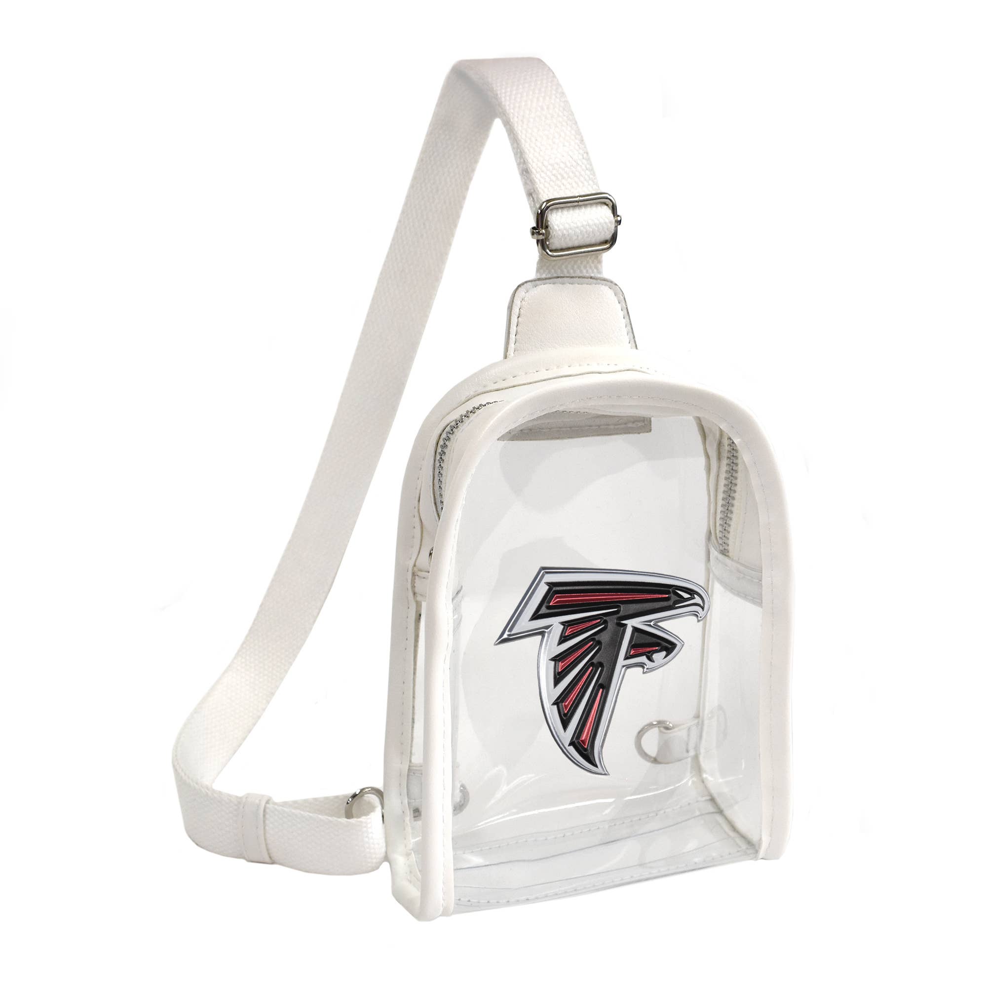 Little Earth Productions - Vente Sac à bandoulière – unisexe - Mini sac à bandoulière 3D transparent NFL Atlanta Falcons0