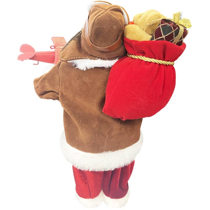 Santa’s Workshop Inc. - Wholesale Christmas Decoration - 12" Santa Pilot3