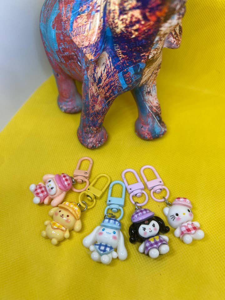 3D Sanrio Characters Keychains Set for wholesale by SAVIOL