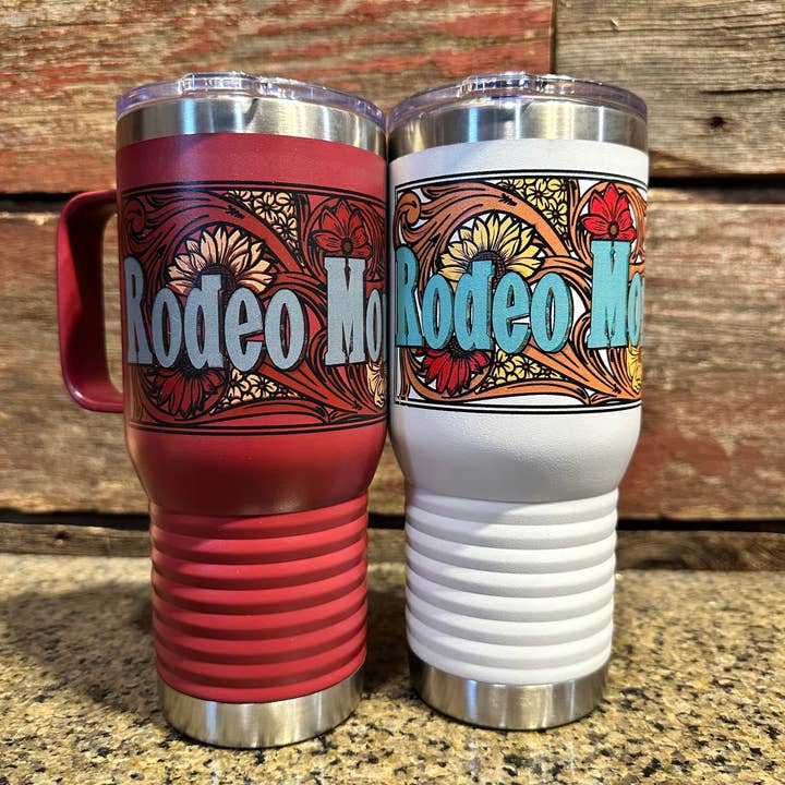 Rodeo Moeder 20 oz koffiemok Cowgirl Rodeo Western Cowboy voor wholesale door The Rodeo Rose
