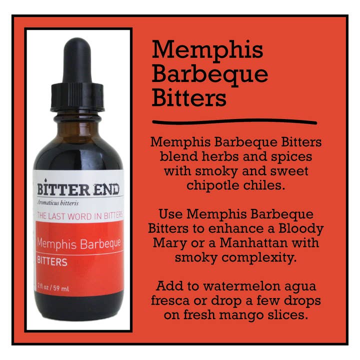 Bitter End Bitters – wholesale Bitters – Memphis Barbeque Bitters2
