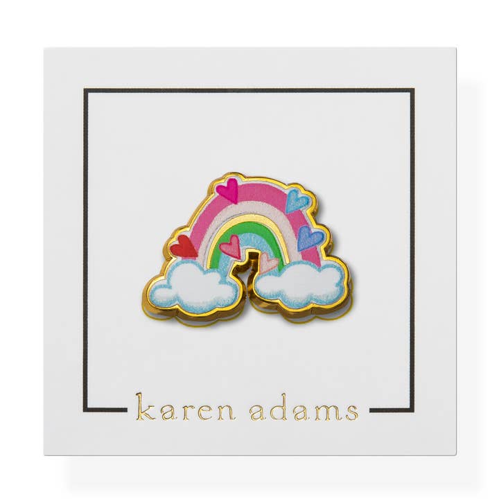 Pino de esmalte arco-íris por atacado de Karen Adams Designs