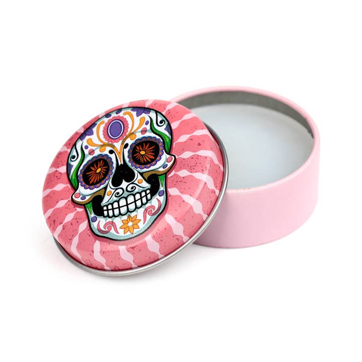 Puckator Ltd – wholesale Läppbalsam – Day of the Dead läppbalsam i en burk3