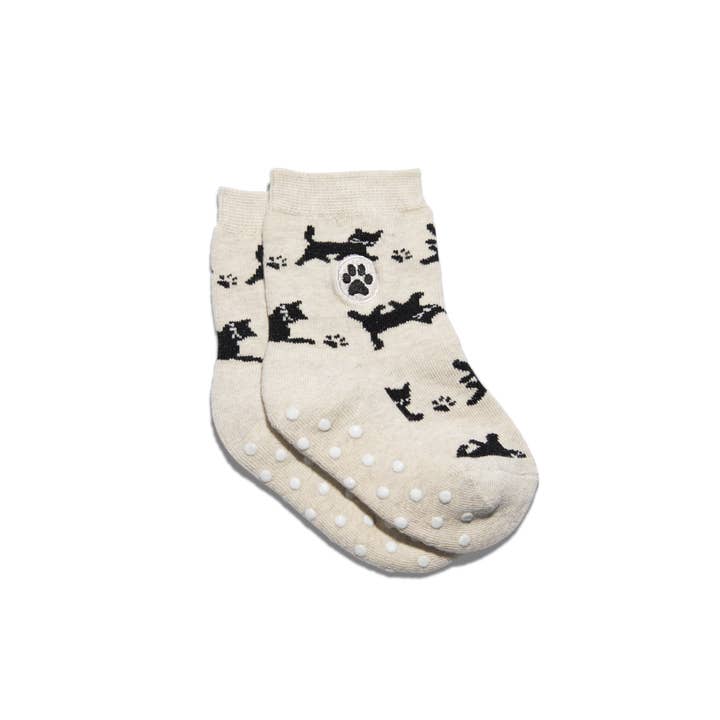 Conscious Step - Wholesale Socks - Kids - Kids Socks that Save Cats (Beige Cats)