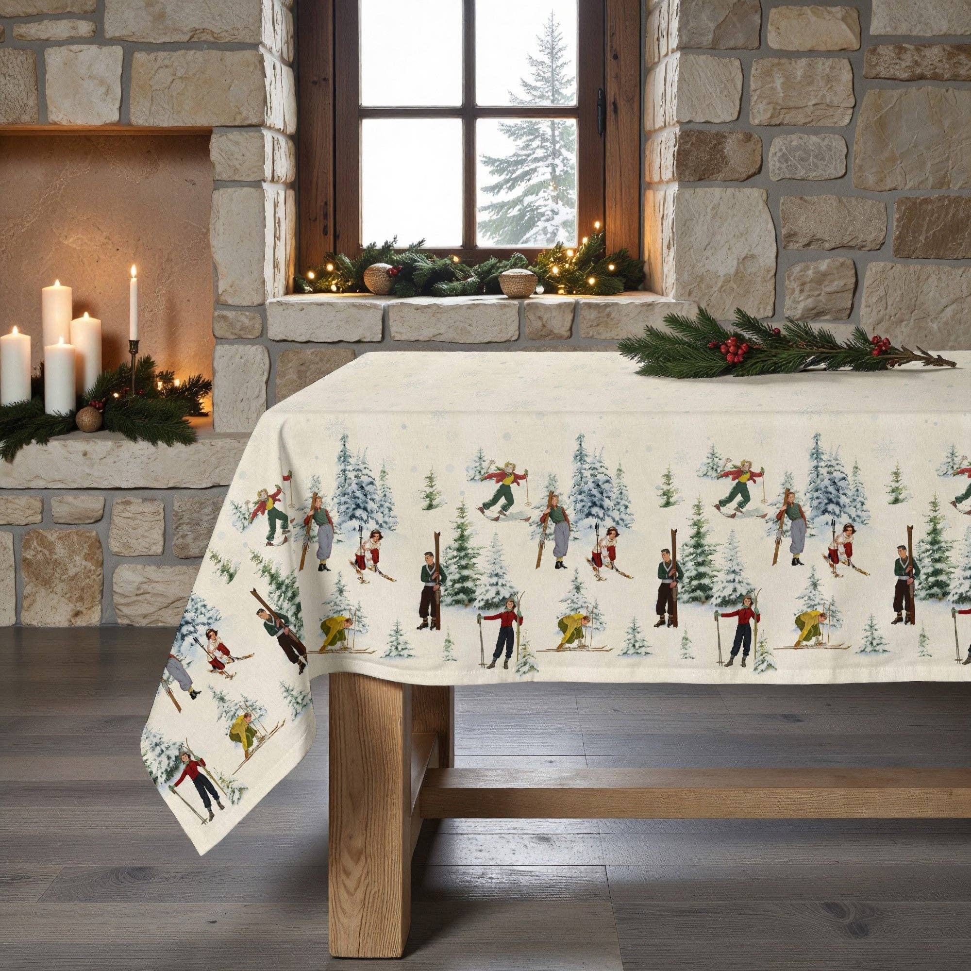 SG HOGAR - Vendita all'ingrosso Tovaglie - Tovaglia antimacchia New ski 12251