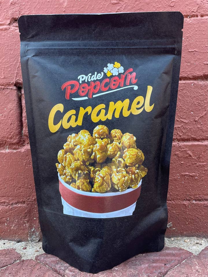 Caramel Gourmet Popcorn for wholesale by Pride Popcorn