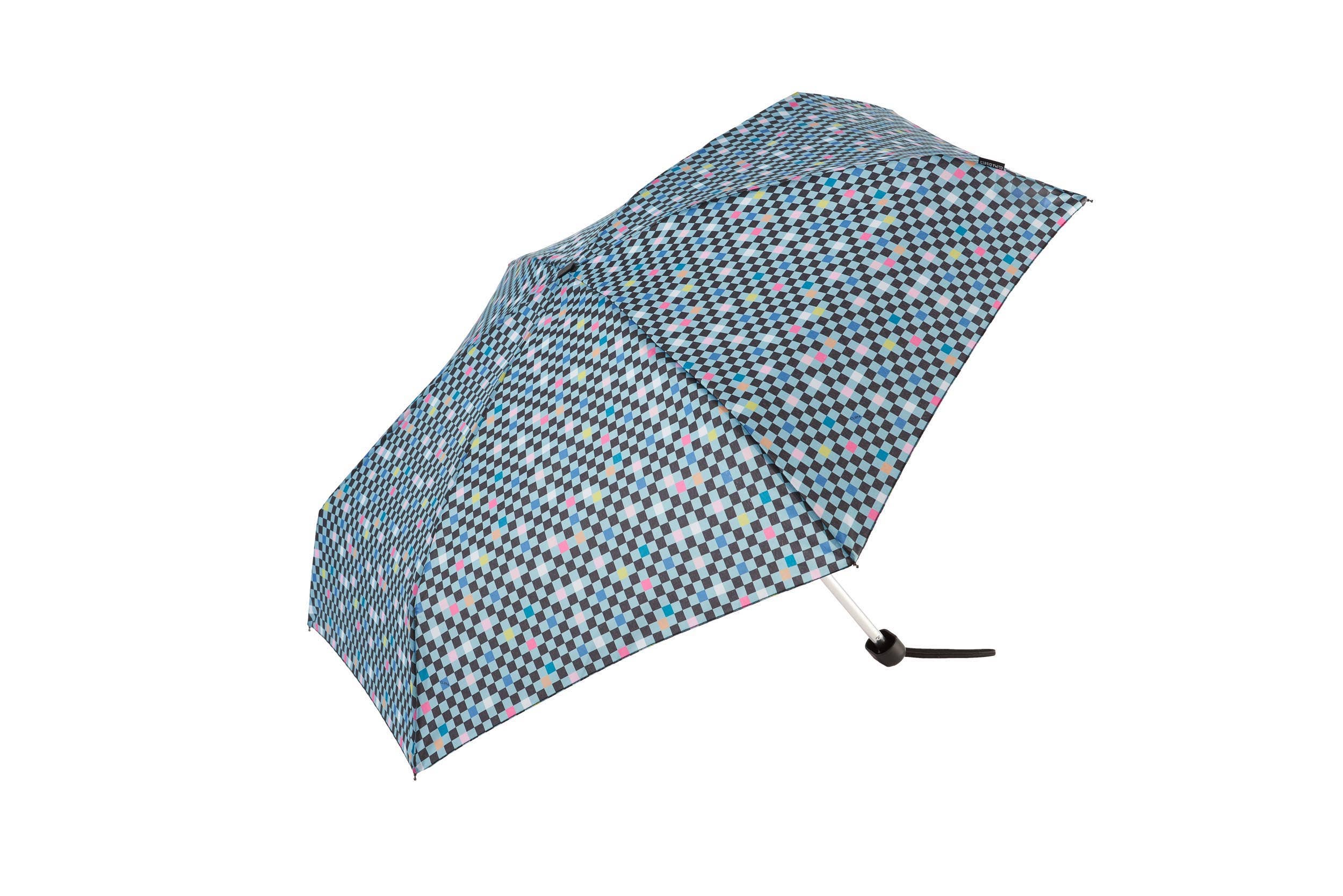 Mkr International – Engroshandel Paraply - Dame – Mini manuel sammenklappelig paraply med taske "Blend"6