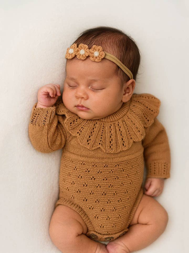 Tan Zori Set for wholesale by OLIVE & CRADLE