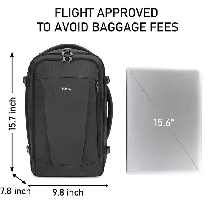wandf - Wholesale Backpack - Unisex - Personal Item Bag Carry On Backpack with Charging Port4