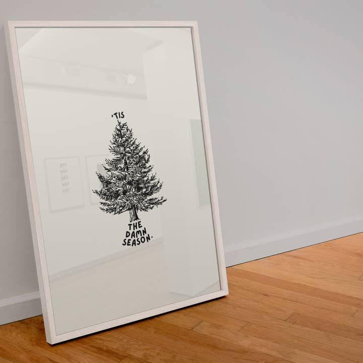 ‘Tis the damn season Taylor Swift inspired print for wholesale by Blue Iris Designs Co