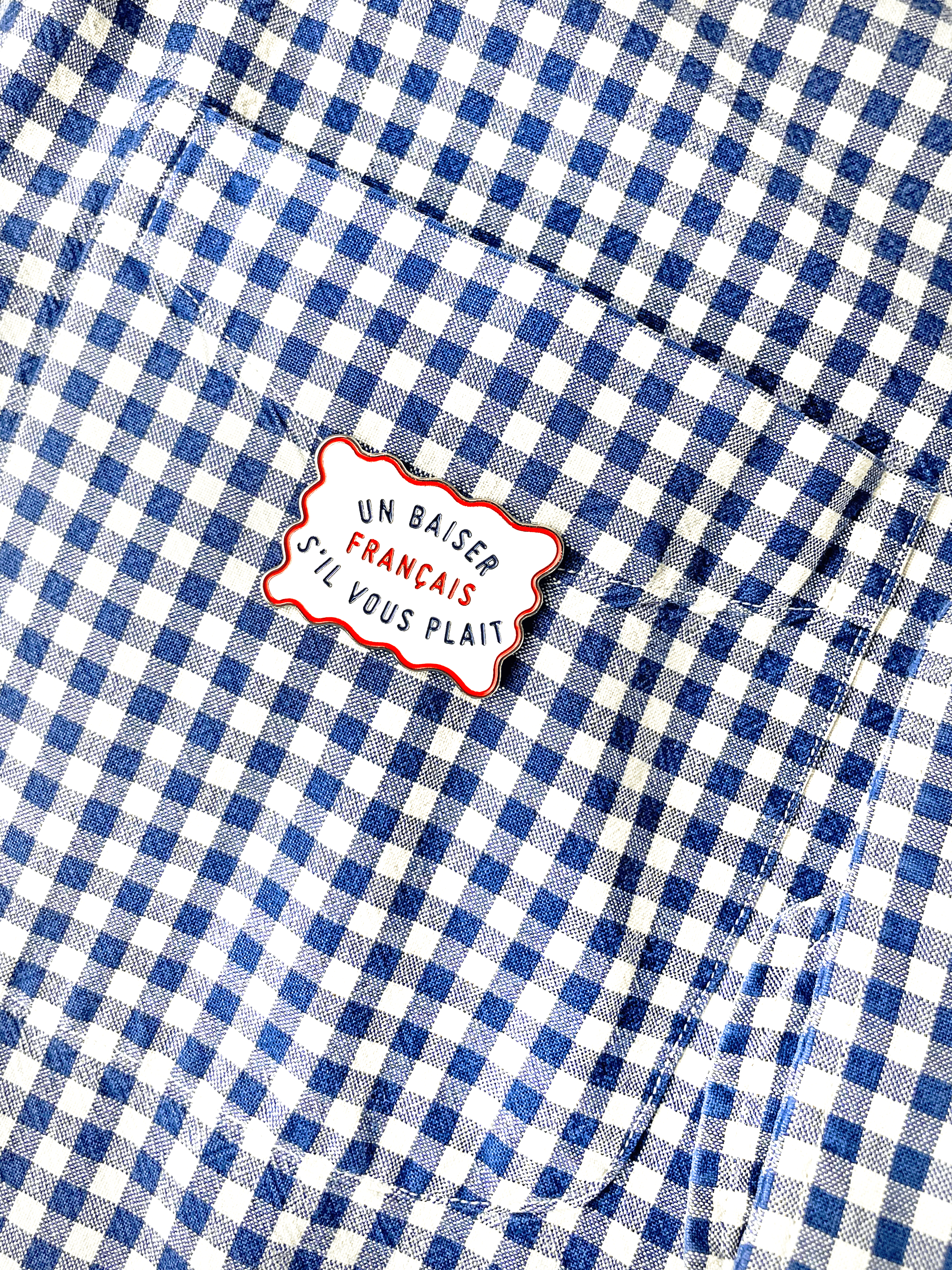 Un baiser français s'il vous plaît - Vente Épinglettes/boutons - Pin's France6