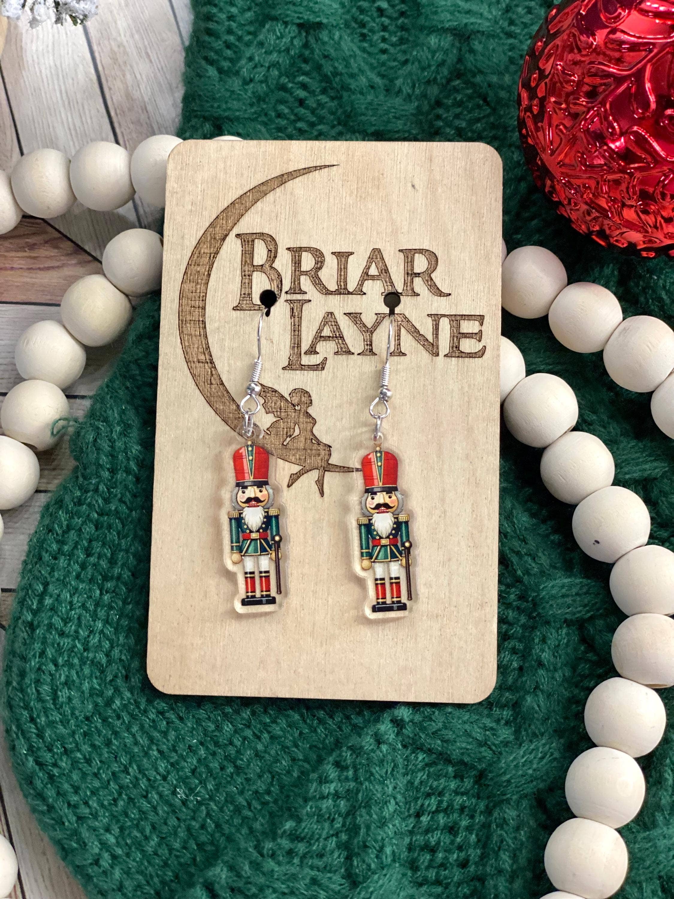 Briar layne - Wholesale Dangle Earrings - Vintage Nutcracker Christmas Holiday Earrings 5
