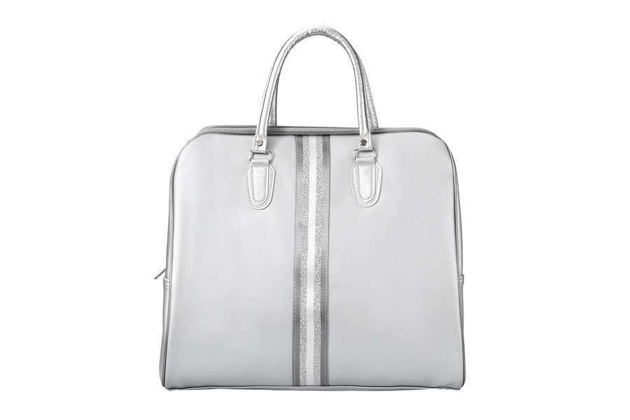 Nima Accessories Inc - Wholesale Weekender Bag - Women's - Middle Stripe Faux Leather Duffle Bag Weekender Bag Travel4