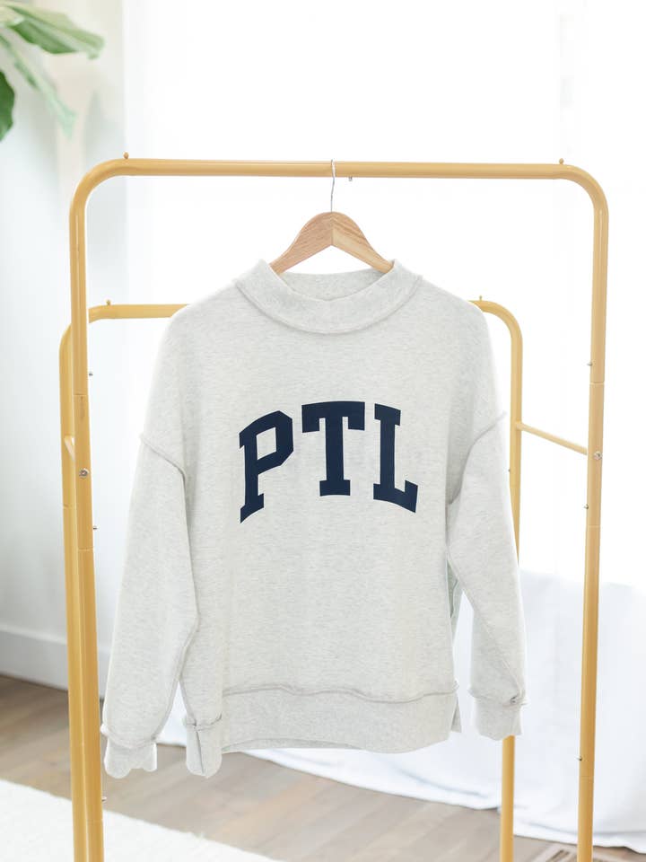 Reversible Sweatshirt, HALLELUJAH & PTL (PRAISE THE LORD) for wholesale by Word Warriors