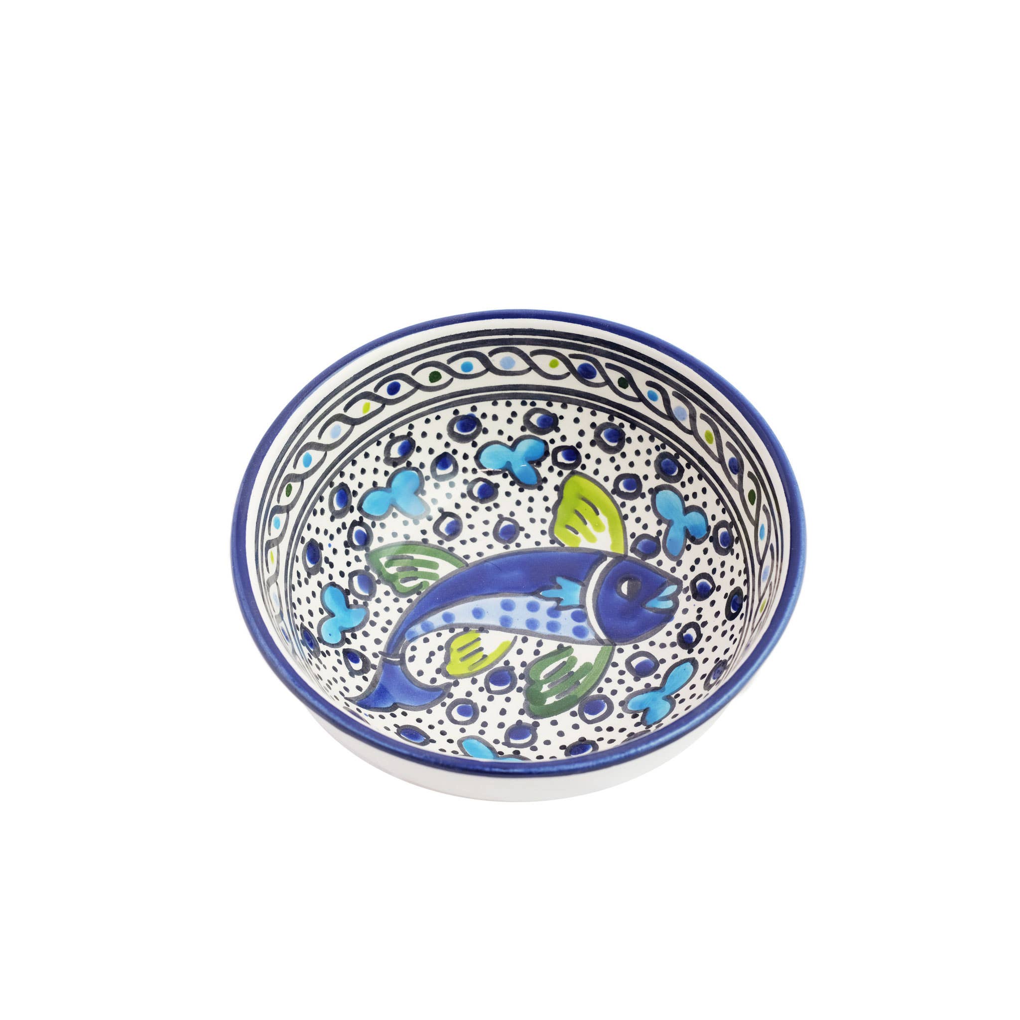 Sobremesa - Wholesale Bowl - Blue Fish Ceramic Cereal, Soup Bowl, Breakfast Bowl4