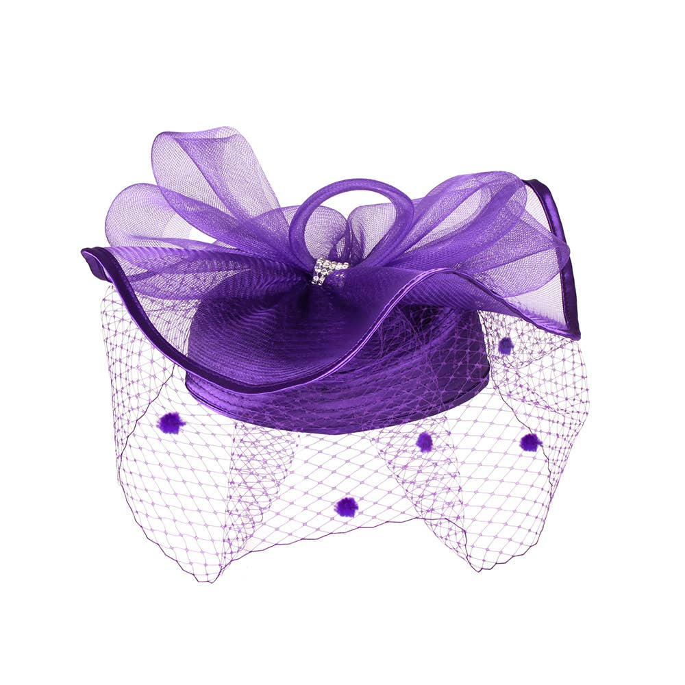 SP Sophia Collection - Wholesale Fascinator Hat - Women's - Braid Pill Box Party Occasion Hat 6