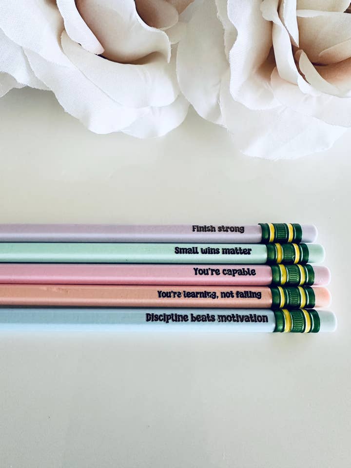 Custom Engraved Pencils | Personalized #2 Hexagon Pencils for wholesale by Marden S Design