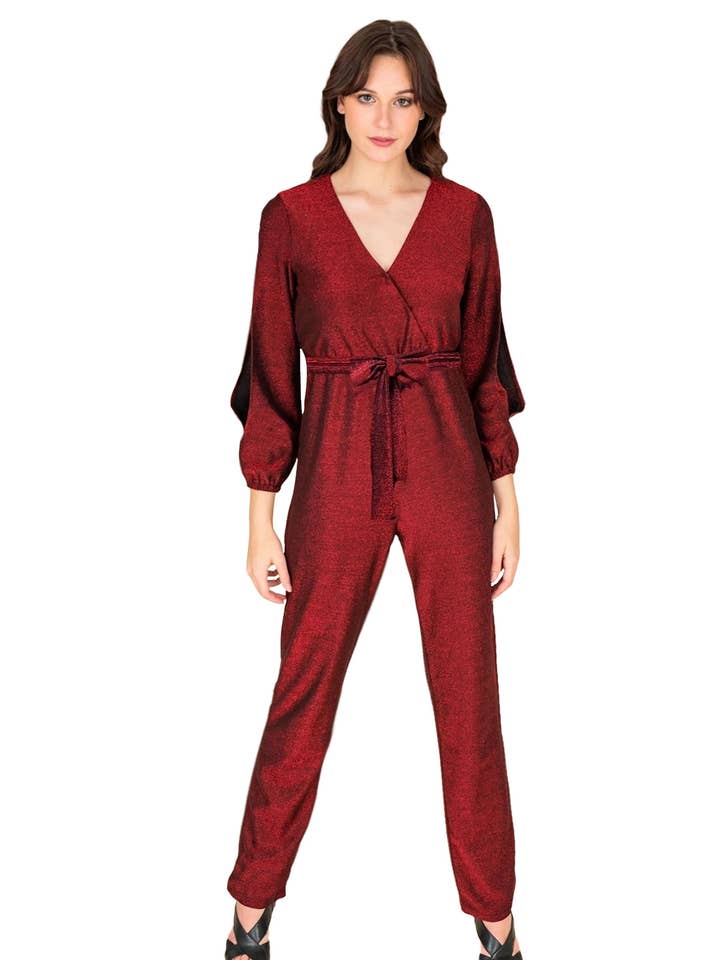 Tuta Shimmer per la vendita all'ingrosso da parte di FARAH NAZ New York