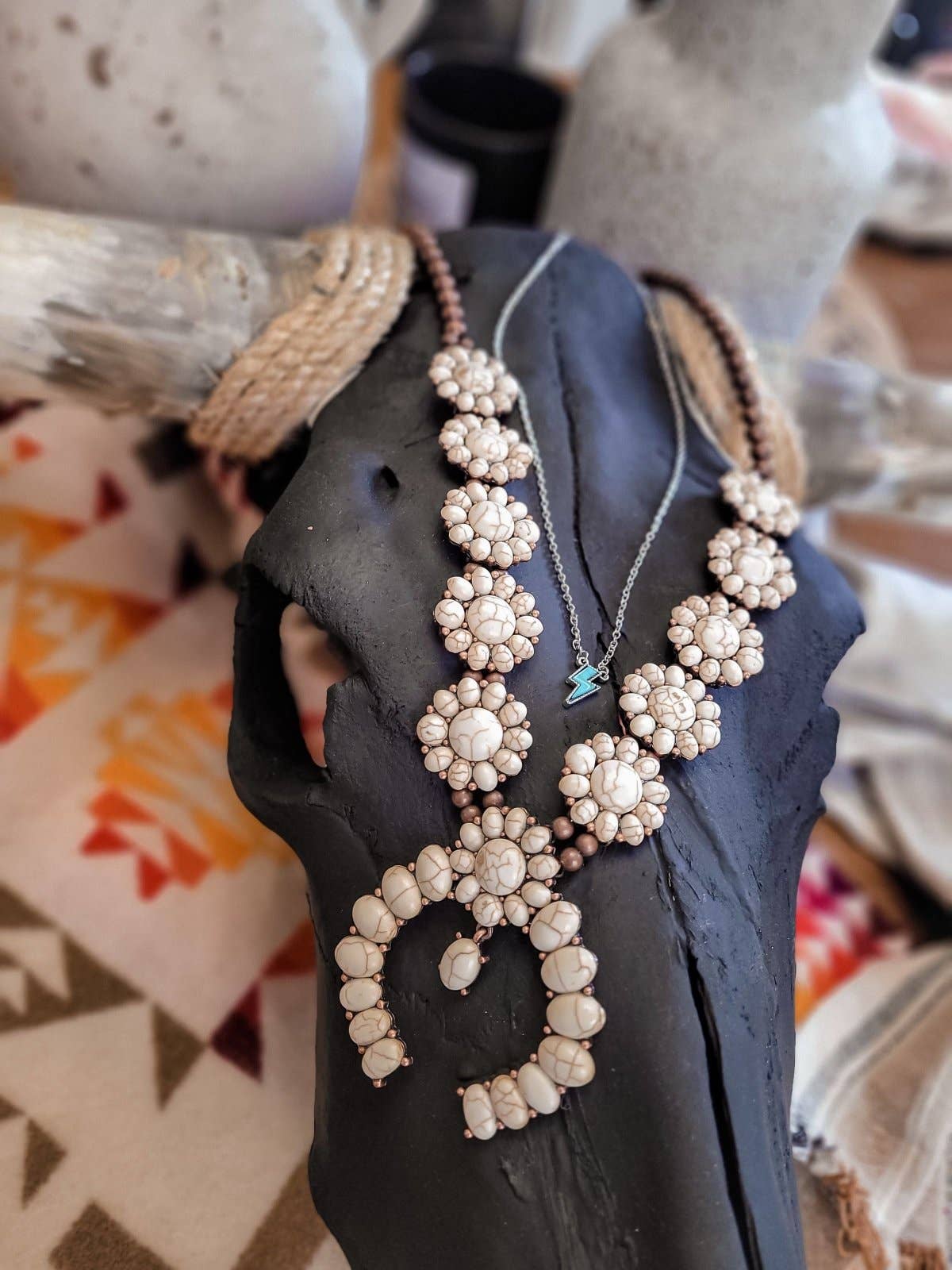 Antique Silver Small Bolt Pendant for wholesale on Faire5