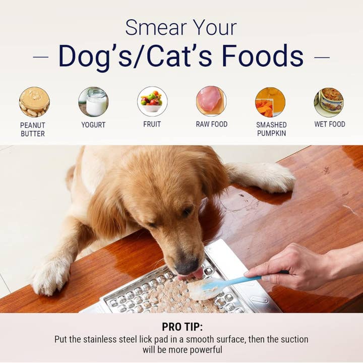 Lonestar Dog Treats - Wholesale Pet Bowl - Cat/Dog - PEGGY11 Durable Stainless Steel Lick Mat for Cat & Dog