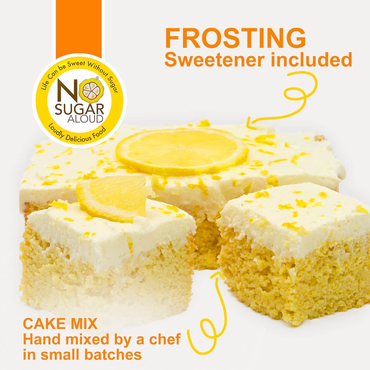 No Sugar Aloud LLC - Wholesale Cake Mix - Low-Carb Lemon Cake Mix3