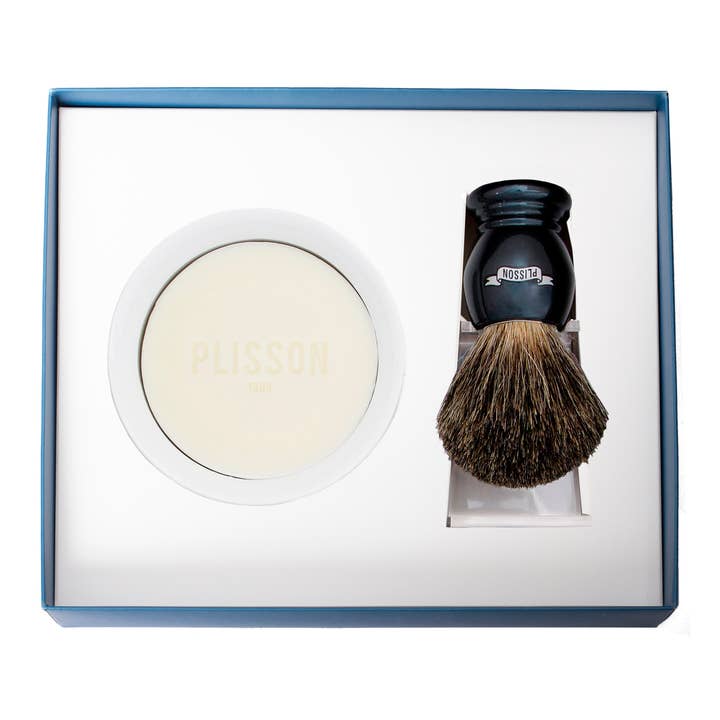 Plisson 1808 - Wholesale Shaving Set/Kit - Men's - Genuine Essential Shaving Brush Initiation Set - 9 colors3
