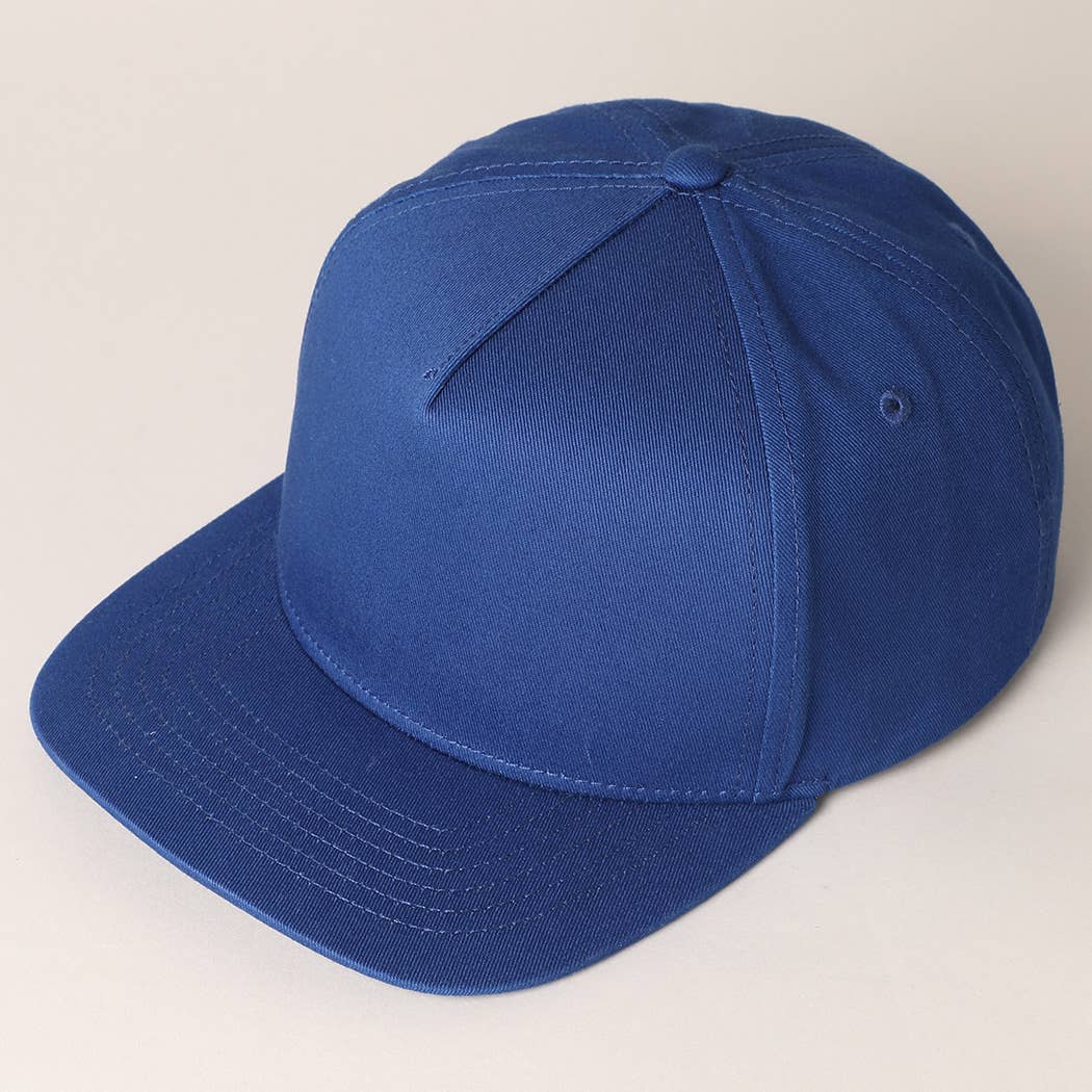 Fashion City - Wholesale Baseball Cap - Unisex - Solid Colored Cotton 5 Panel Baseball Cap37