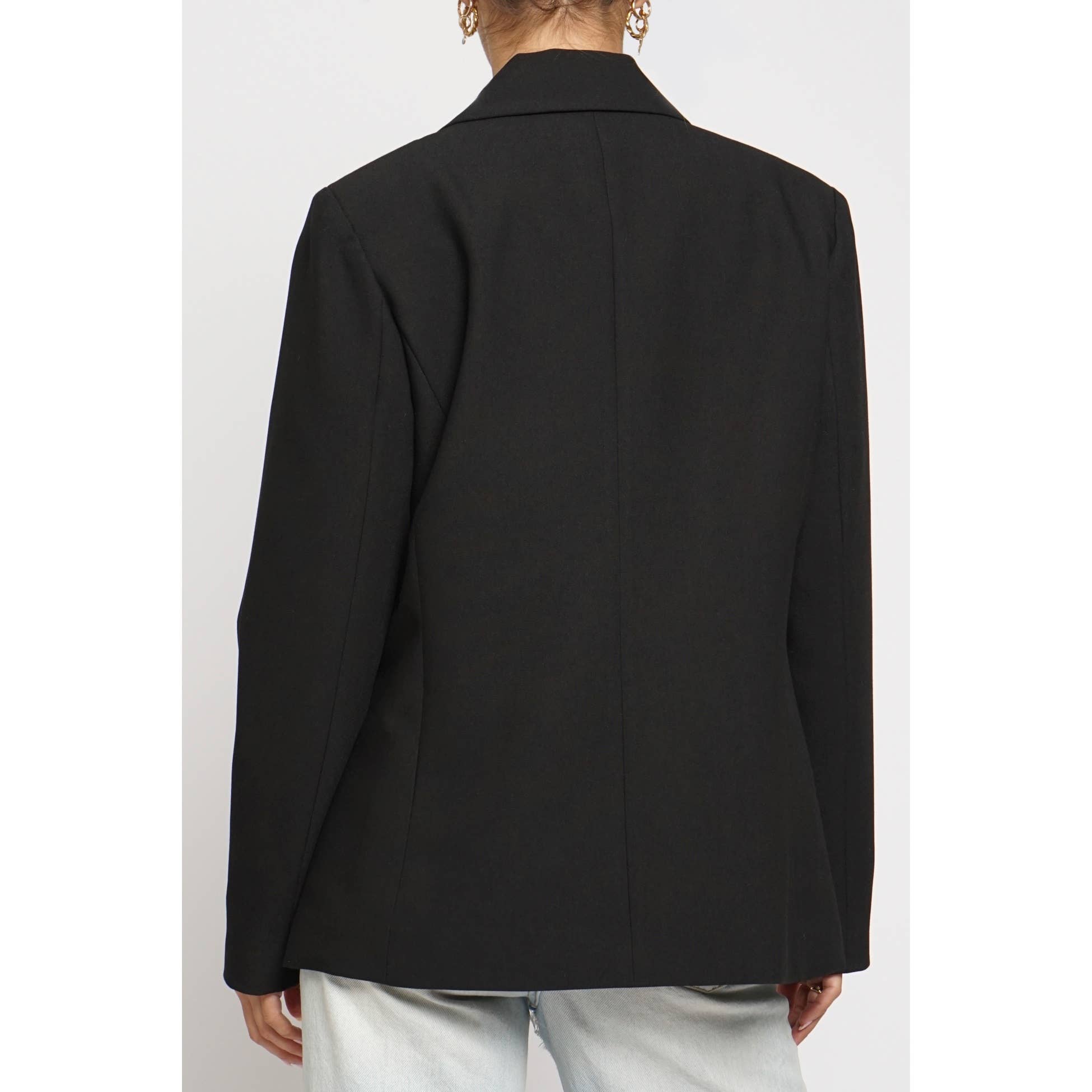 Sans Souci - Wholesale Blazer - Women's - ROSETTE ACCENT BLAZER2