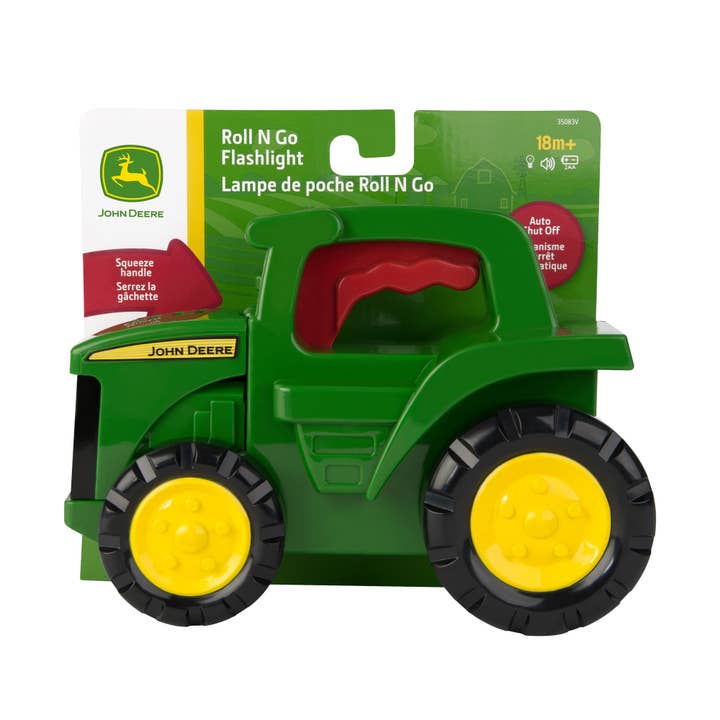 TOMY - Wholesale Toy Car/Truck - Kids - TOMY John Deere Roll N Go Flashlight