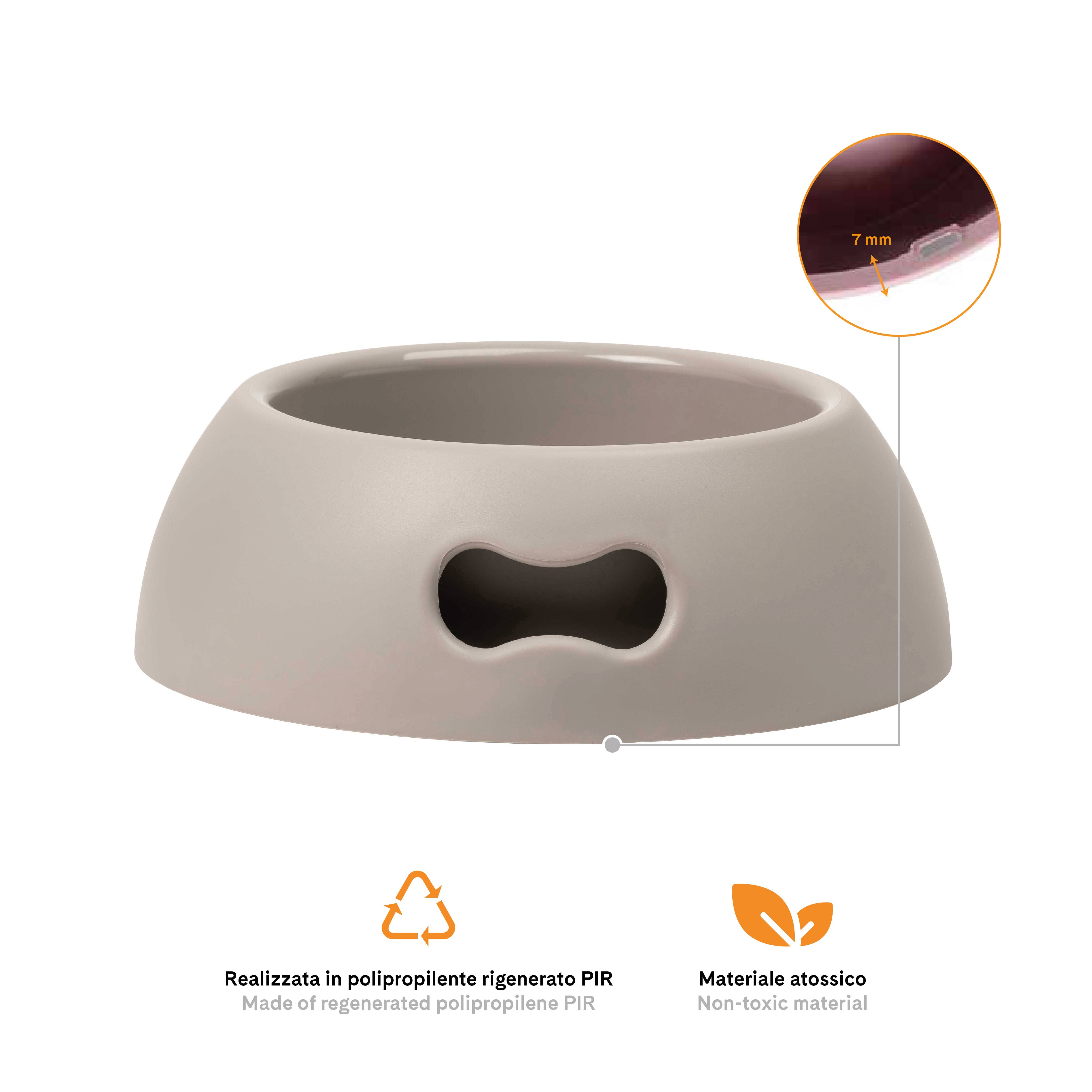 United Pets - Venta al por mayor Comedero - Gatos y perros - Cuenco ecológico indestructible para gatos y perros - Talla L6