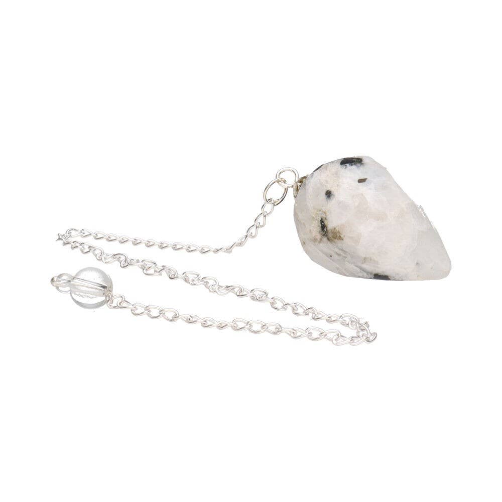 Vives de la Cortada S.L - Vente Pierre et cristal de spiritualité - Pendule goutte en pierre de lune (GOT1)1