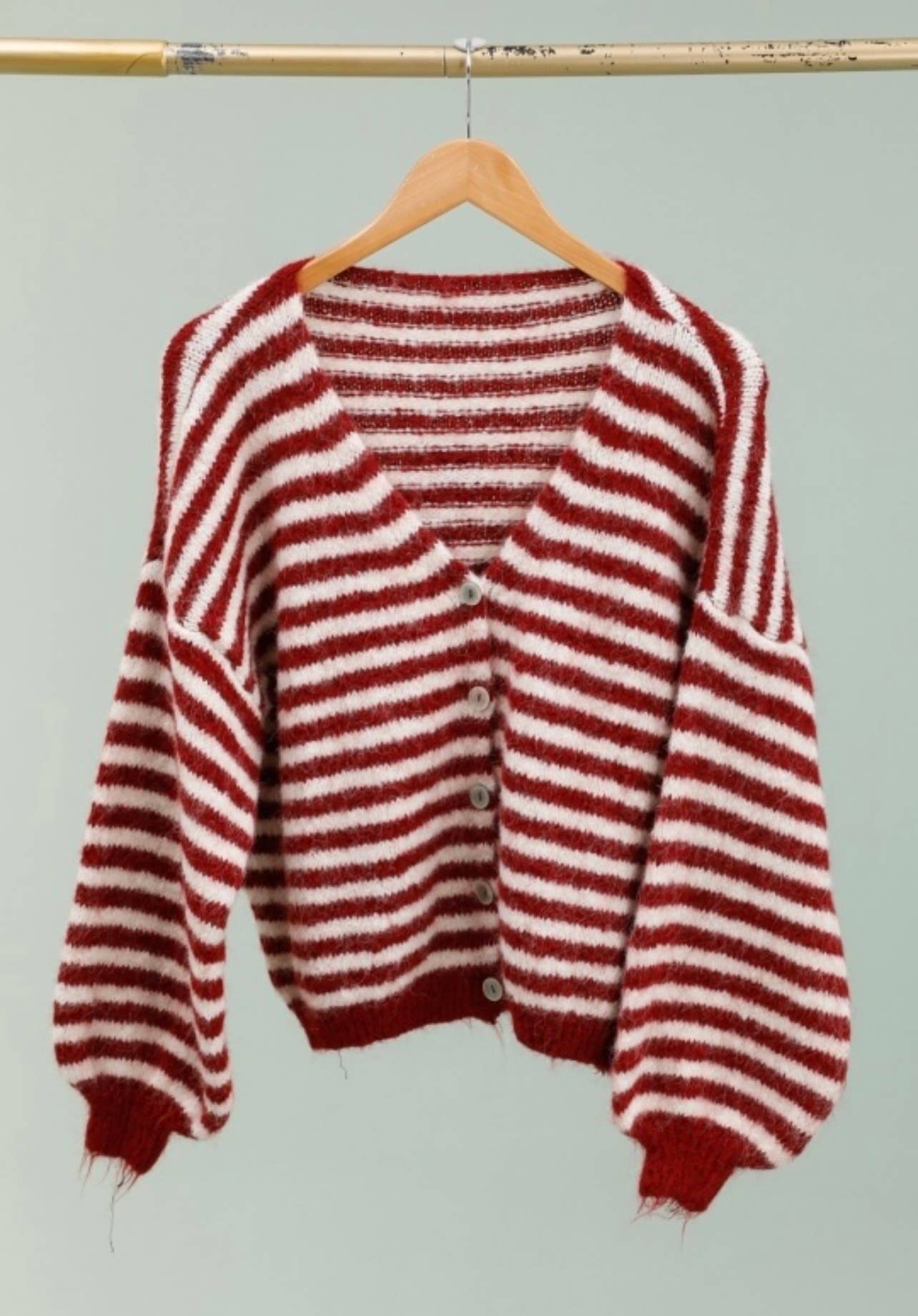 LÉA & LUC - Wholesale Cardigan - Women's - Striped cardigan REF. 510627